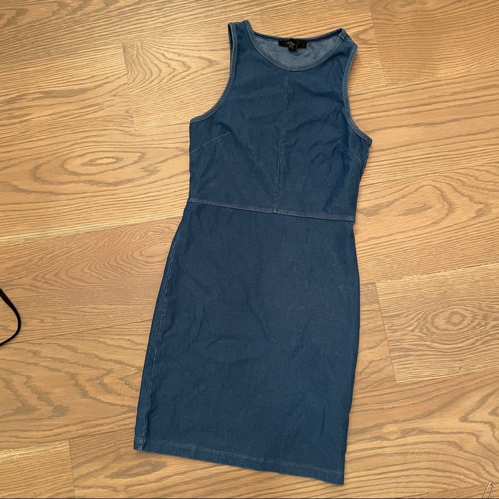 Stretchy Denim Bodycon Dress